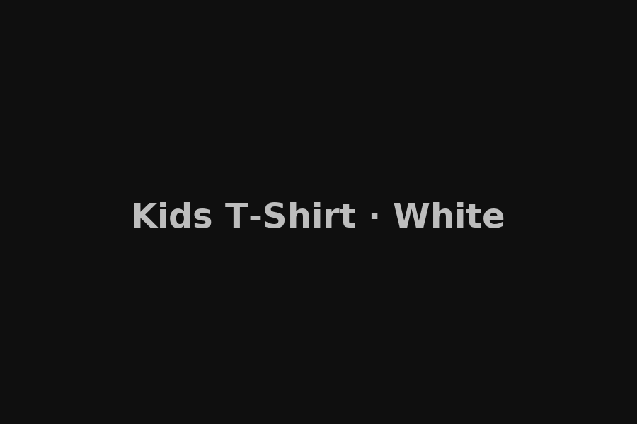 Kids T-Shirt · White