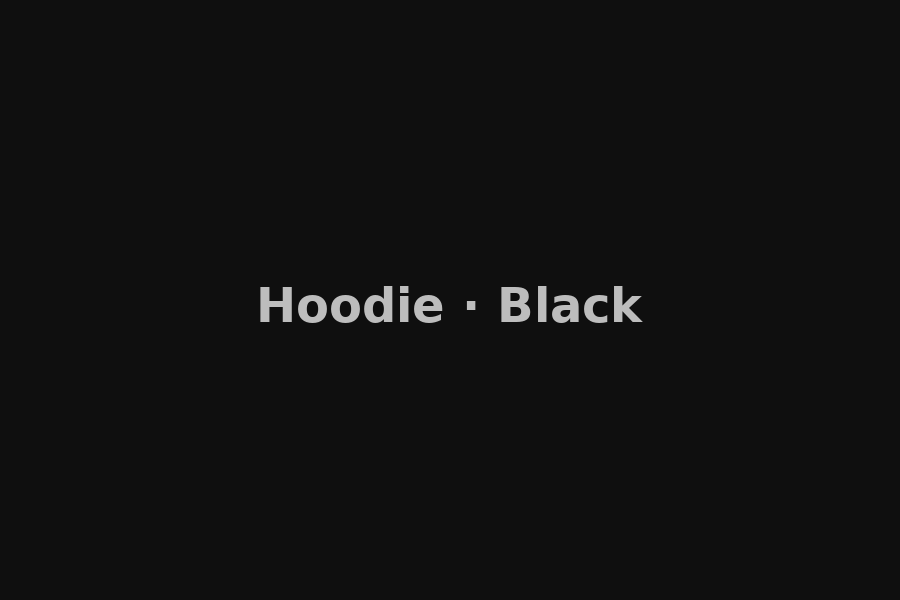 Hoodie · Black