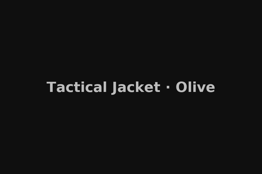 Tactical Jacket · Olive
