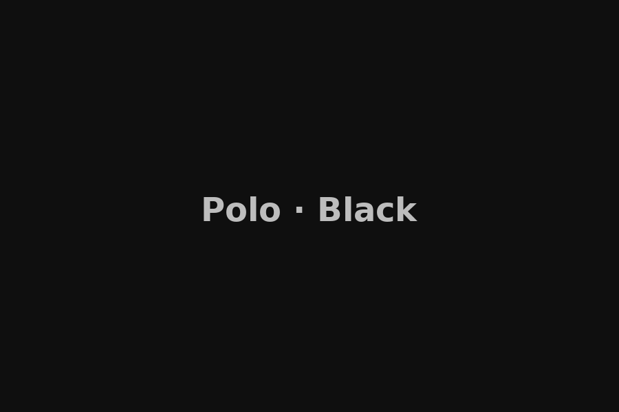 Polo · Black